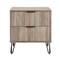 Manhattan Comfort DUMBO 2.0 Nightstand in Rustic Grey NS002-GY - alternate 3